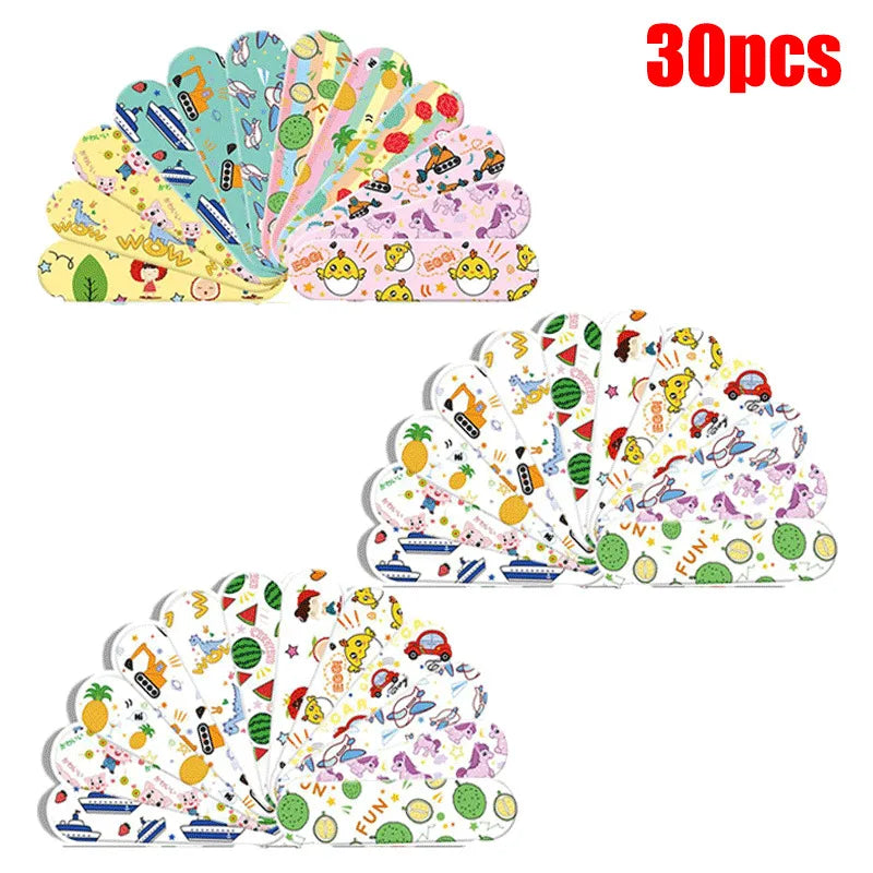 10-30pcs Transparent Band Aid Waterproof Wound Dressing Plaster Skin Patch Adhesive Bandages for Children Adults Plaster