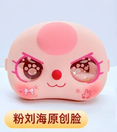 In Stock Baby Three 400% Bb3 Exquisite Quicksand Eye Replacement Part Cute Doll Accessoires Face Shell