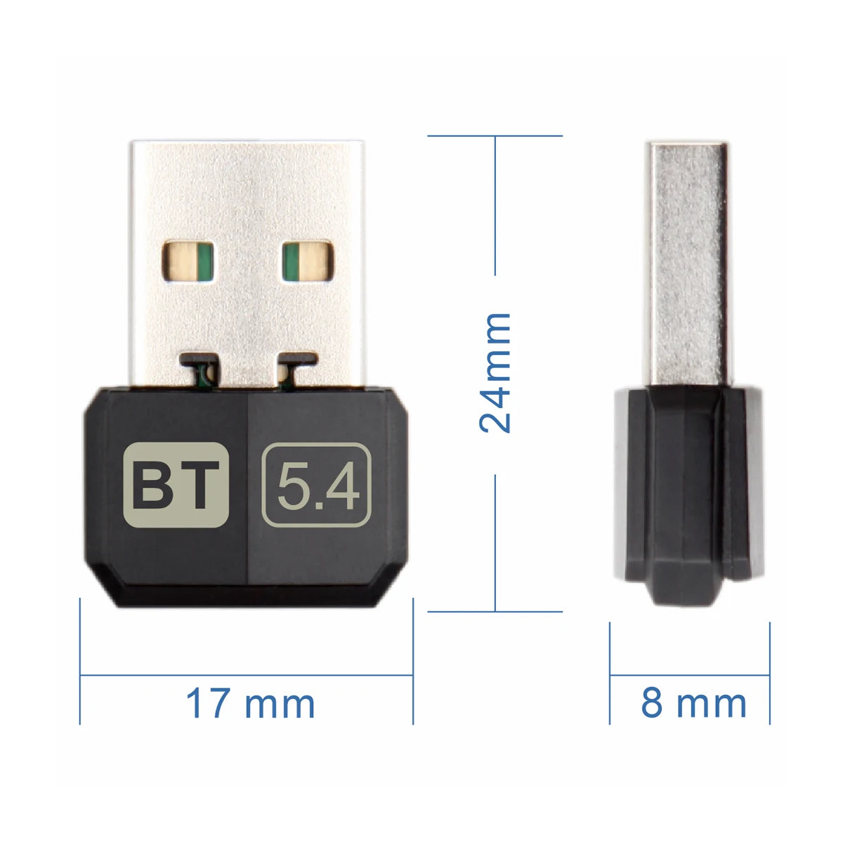 USB Bluetooth 5.4 5.3 Adapter WIreless Transmitter Receiver Audio Bluetooth For Bluetooth Adapter For Win8.1/10/11 Driver Free