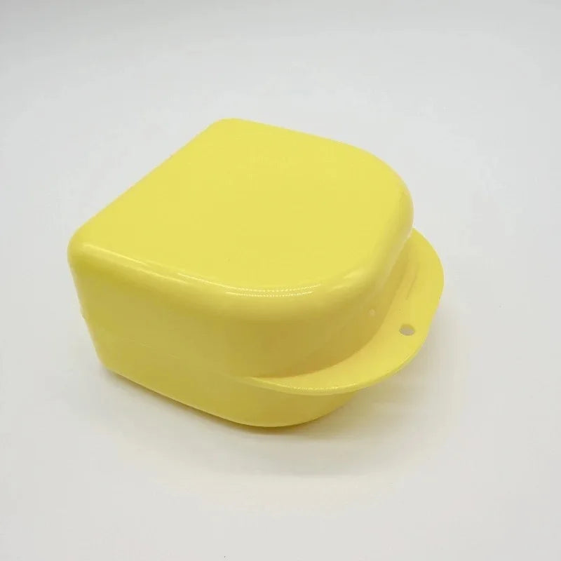 30Pcs New Plastic Tray Box Dental Orthodontic Retainer Box Case Plastic Teeth Container Denture Box False Teeth Protective Case