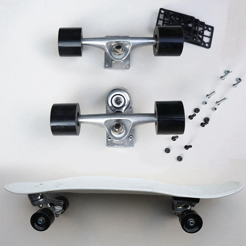1Set C7 Water Bridge Bracket Stomp Free Land Surf Skateboard Spring Bracket Skateboard Bridge Swivel Flexible Bottom Alloy