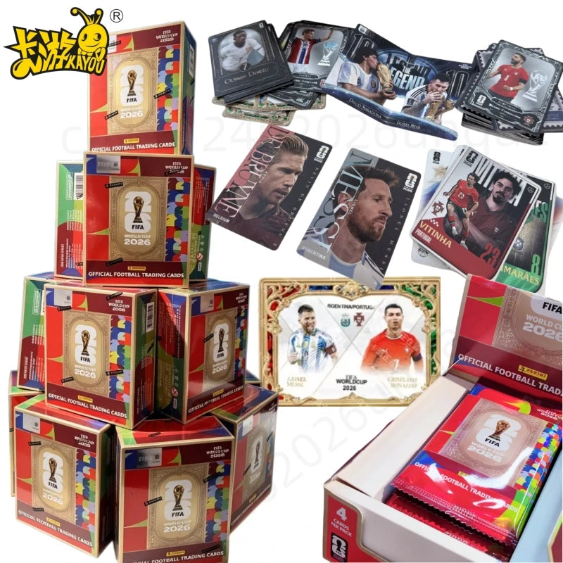 New KAYOU PANINI FIFA World Cup 2026 Football Trading Cards World Cup Souvenirs Sports Trading Card Collect Commemorative Cards