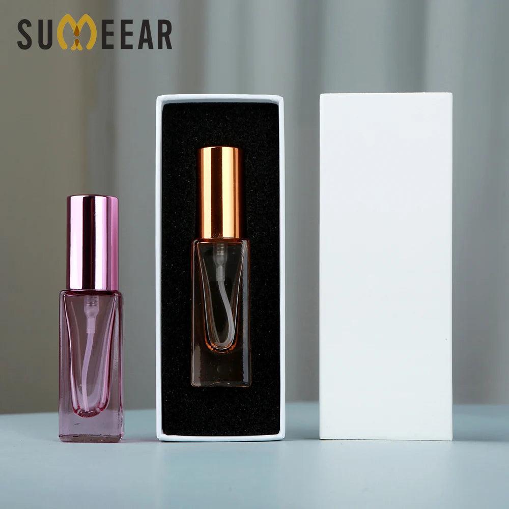 20PCS 5ml Perfume Spray Bottle Empty Glass Atomizer Travel Cosmetic Bottle Sample Vials Refillable with Box