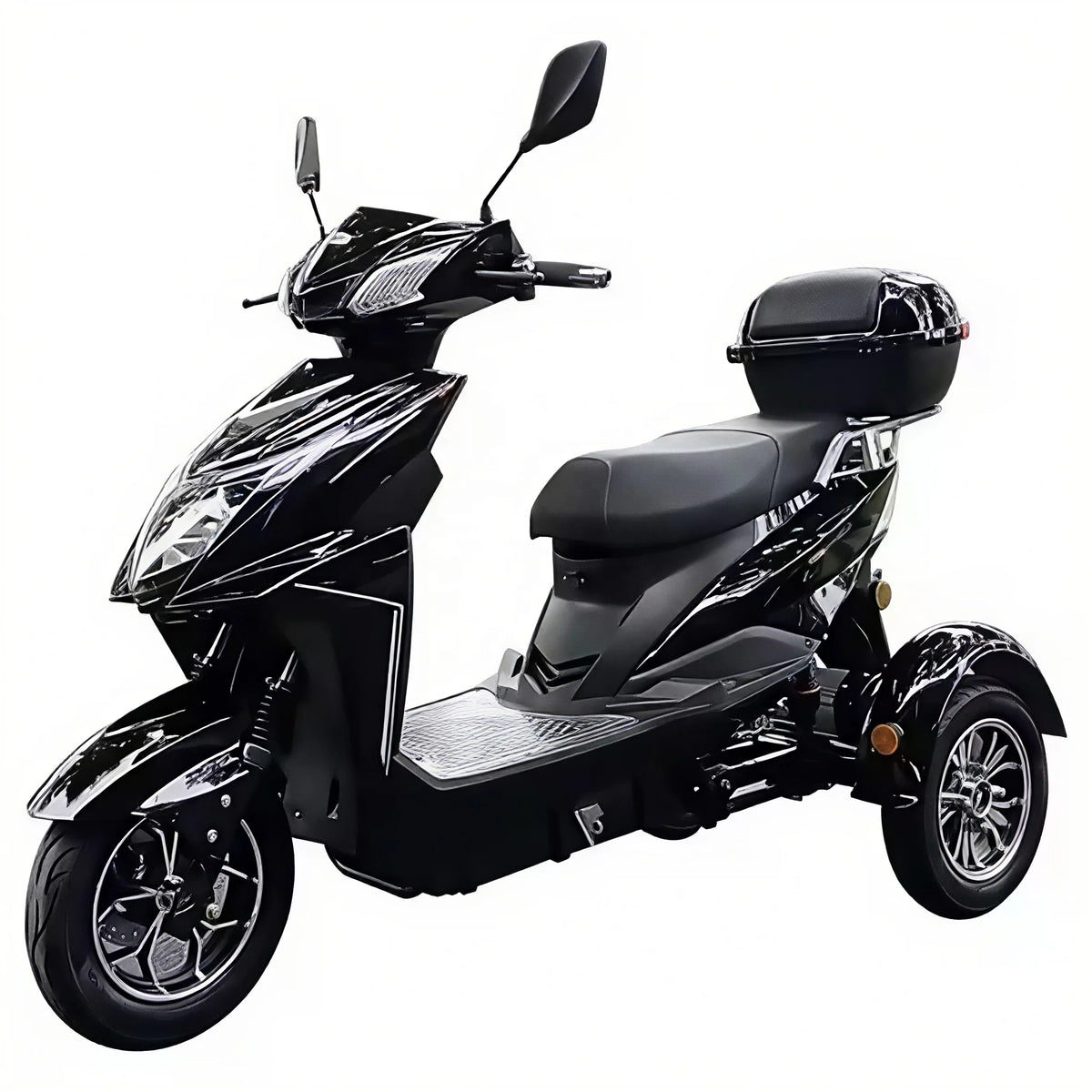 New Tricycle Electric Scooter 3 Wheels Electric Tricycle Motorcycle for Adults Passenger Open Cab Electric Tricycle