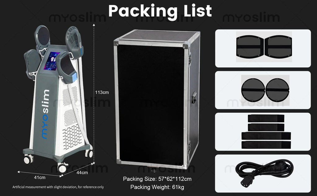 MyoSlim 6500W RF EMS Body Sculpting Machine  Technology  Professional Fat Burning & Muscle Toning Equipment