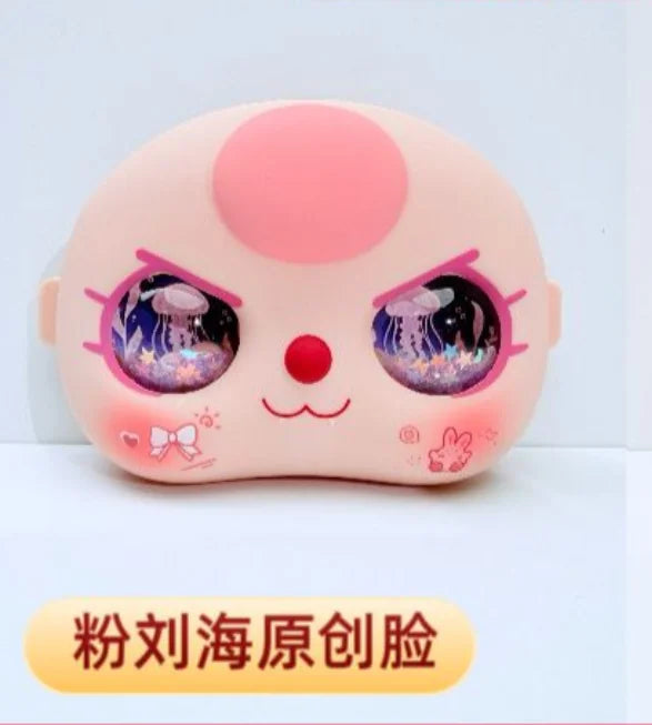 In Stock Baby Three 400% Bb3 Exquisite Quicksand Eye Replacement Part Cute Doll Accessoires Face Shell