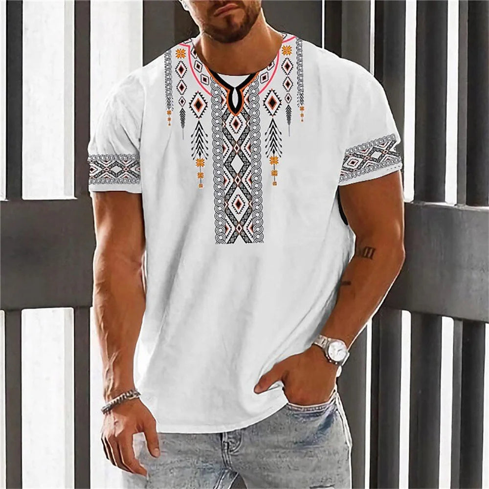 Men's 6-pack Abdominal Muscle T-shirt 3D Printed Short Sleeved Fitness Running Sports Casual Loose Short Sleeved Comfortable Shi