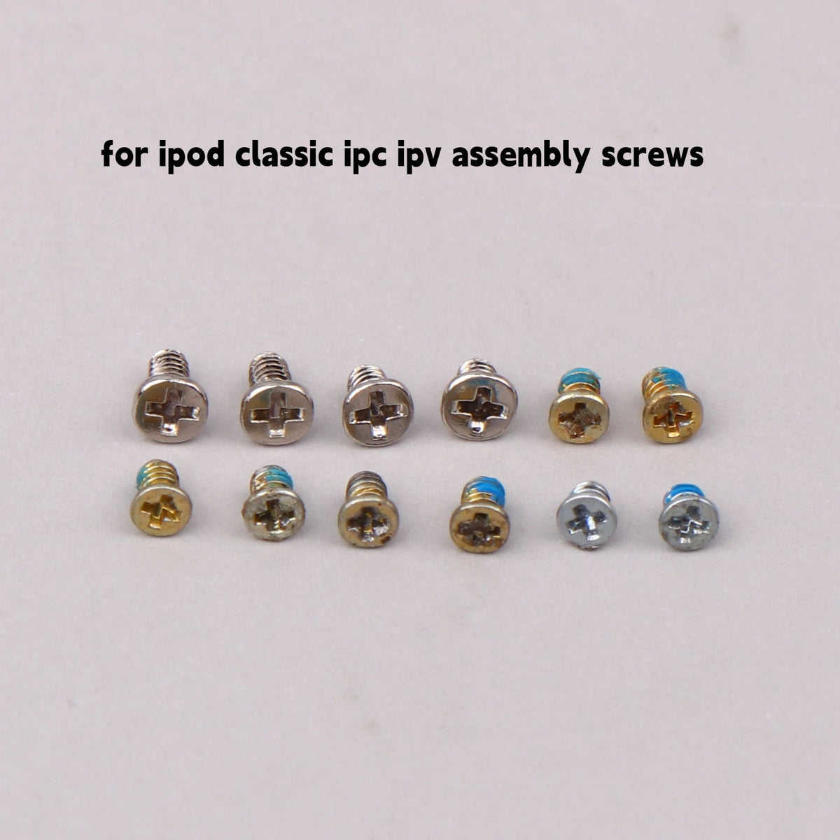12pcs/set For IPod Classic Screws Cross Screws Repair Replacement IPC IPV Assembly Accessories