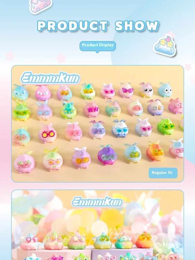 Mini Emmmku Four-Generation Elf Series Trendy Hand-Made Cute Doll Blind Box Set Creative Desktop Decorations Toy Collection