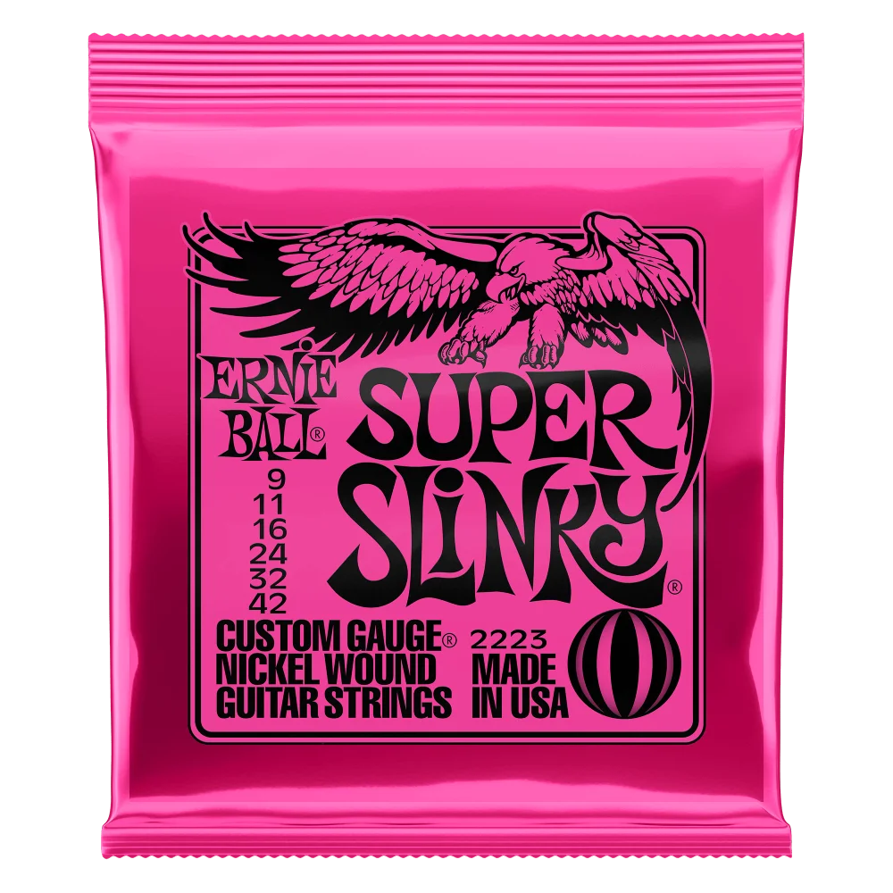 5pc/10pc Ernie Ball Slinky Nickel Wound Electric Guitar Strings – 7-Strings & 8-StringS Available