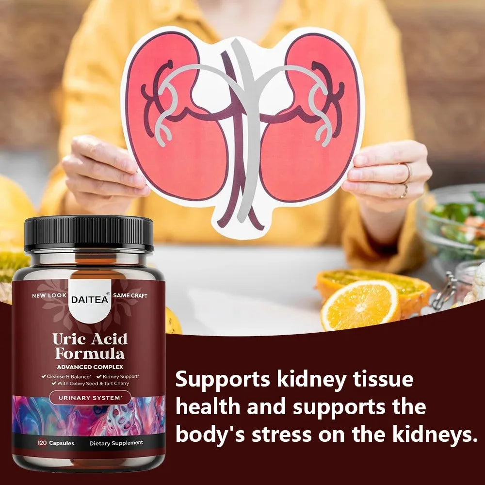 Uric Acid Formula - Kidney Cleanse Uric Acid Support, Joint Supplement, and Improves Immunity Supplement