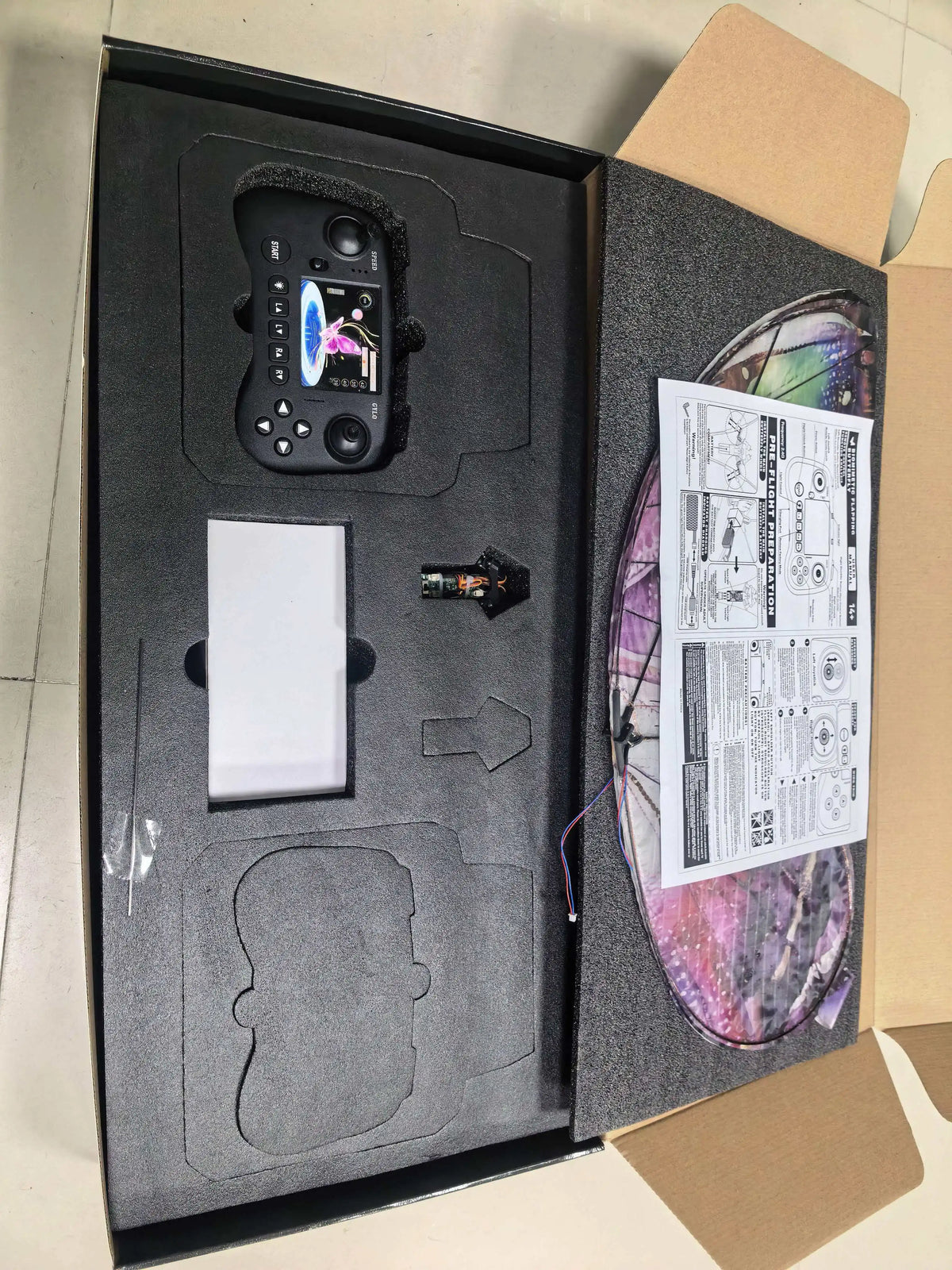 Remote Control Bionic Flapping Wing Butterfly Drone LED Light Ornithopter 2.4G RC Flying Butterfly Aircraft 7.4V Kids Gift
