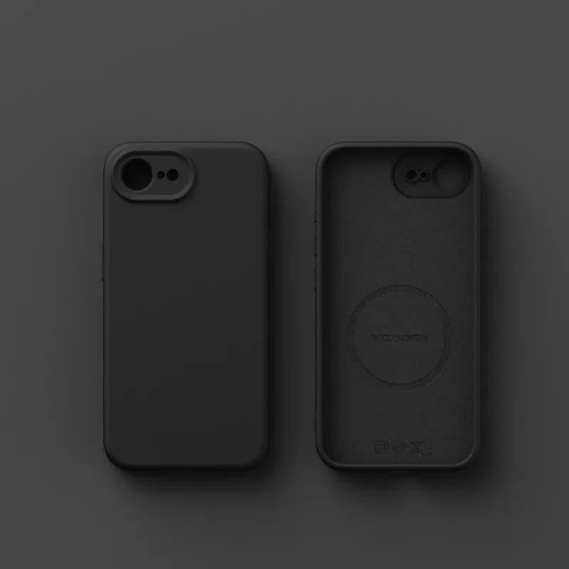 For Magsafe Case For iPhone 17E Liquid Silicone Magnetic Shockproof Solid Colour Matte Soft Cover For iPhone 17 E 17e Bumper