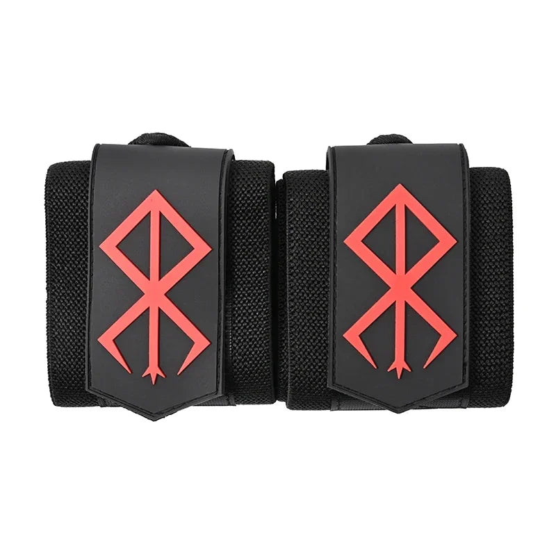 Anime Wrist Wraps Weightlifting Professional Wrist Support Sweat Compression Wrap Wrist Strap Weights Fitness Strength
