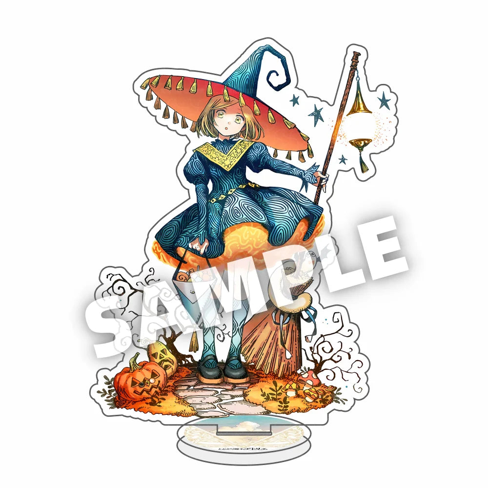 Witch Hat Atelier Anime 15CM cute Keychain Acrylic Stand Model Cosplay Characters Ornament Accessories Collection Goods Gifts