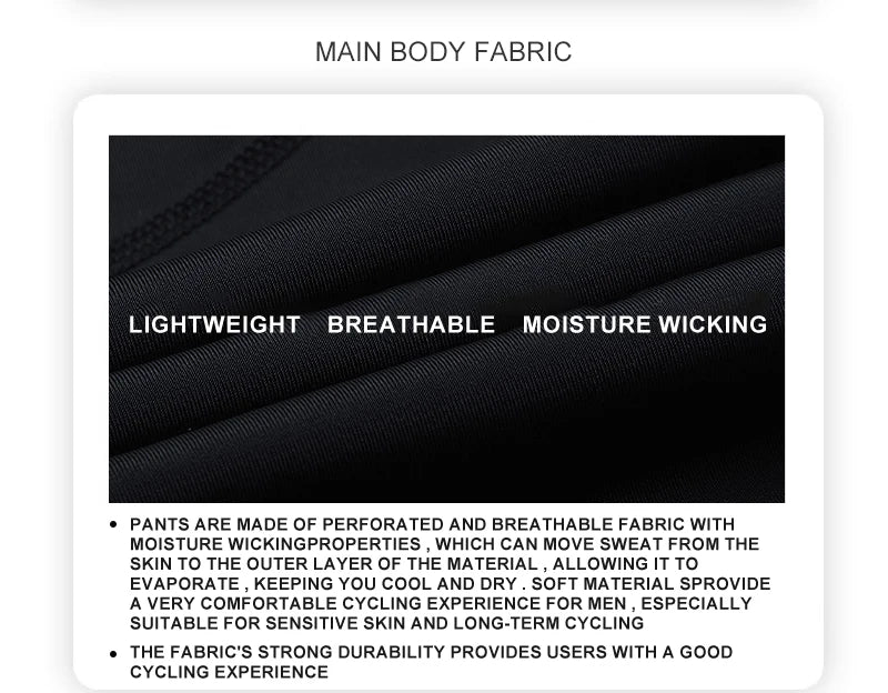 New Mens Cycling Tight Bib Pants Long-distance Cycling Long Pants Quick-drying Elastic Interface® Pro Cushion Spring Autumn