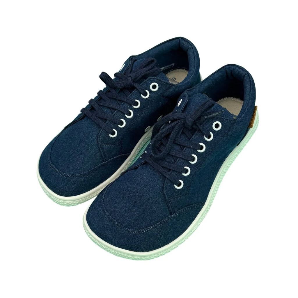 Tipsietoes Barefoot 2025 Canvas Sneaker For Women Men Flat Soft Zero Drop Sole Wider Toe Box Flexible Light Weight
