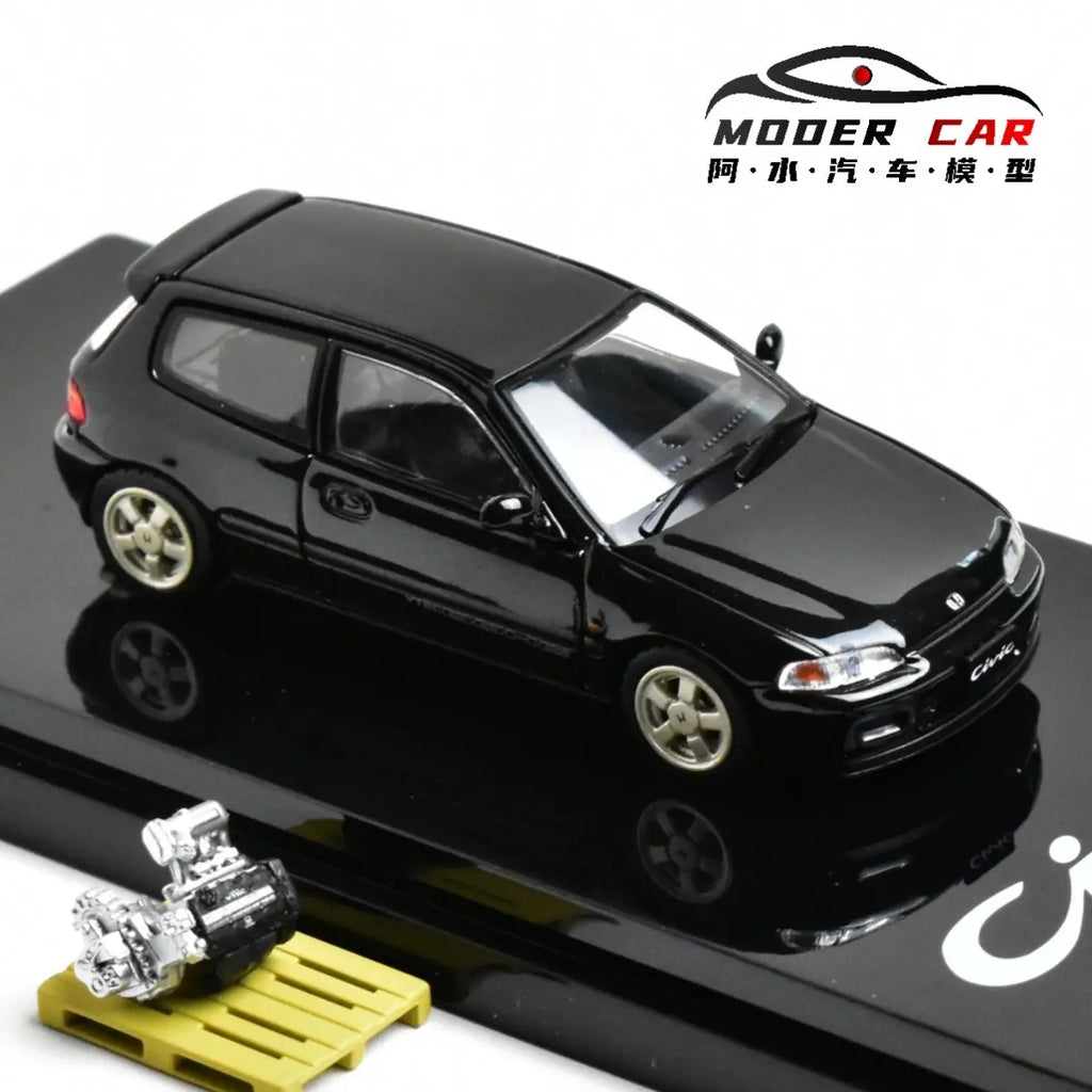 Hobby Japan 1:64 Miniature CIVIC EG6 SiR-S JDM Giftable Diecast Model Car