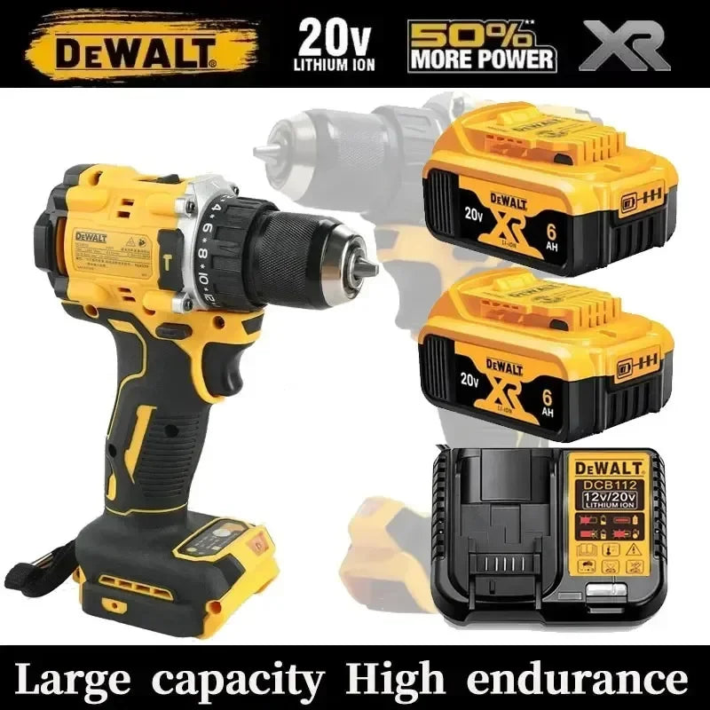 NEW 2026 DEWALT DCD805 Hand Impact Drill,20V Lithium Cordless,Brushless Power,Variable Speed Control,Lightweight Household Tool