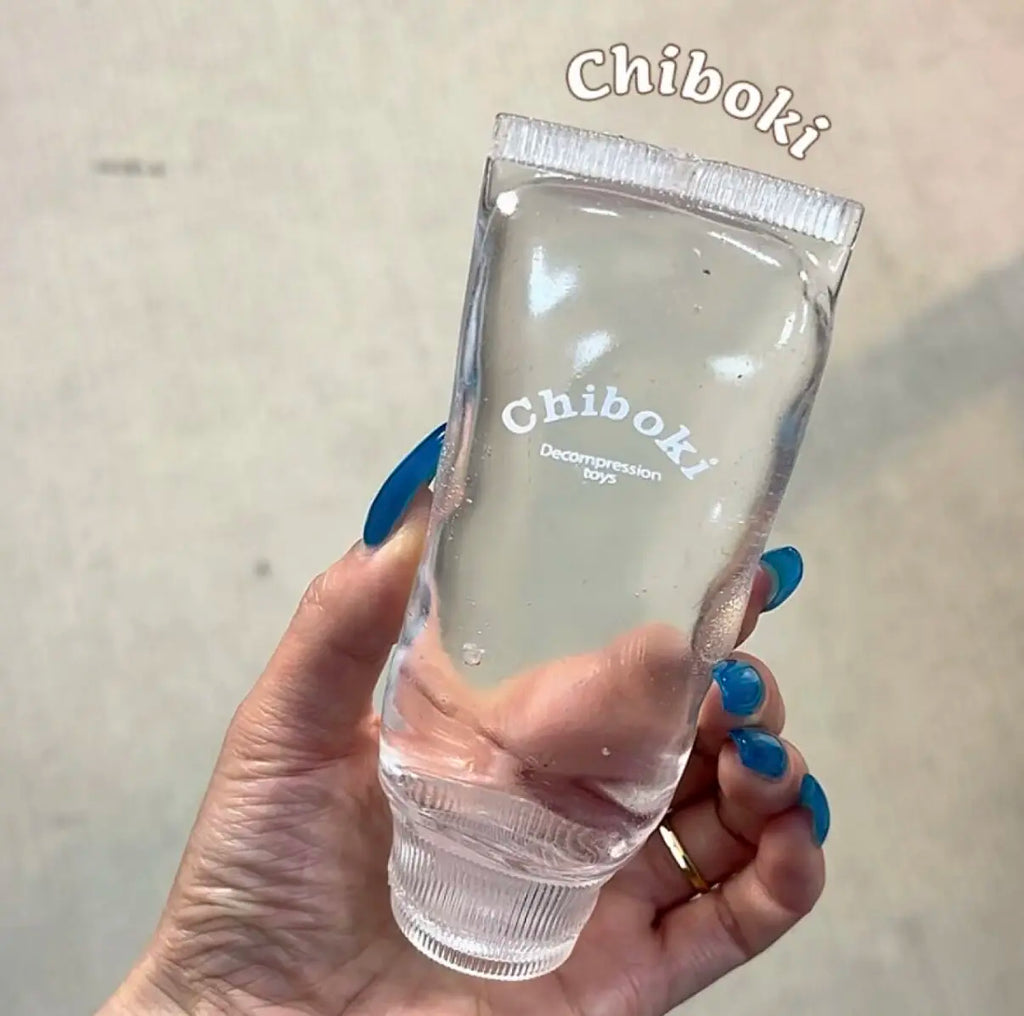 Chiboki Jam Toothpaste Shaped Squishy Decompression Toy Malleable No Rebound Vaseline Texture Squeeze Adult Stress Relief