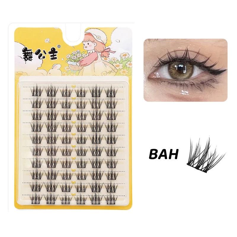 10 Rows Individual Lashes DIY at Home Lash Extension Cluster Wholesale Natural Makeup Eyelashes