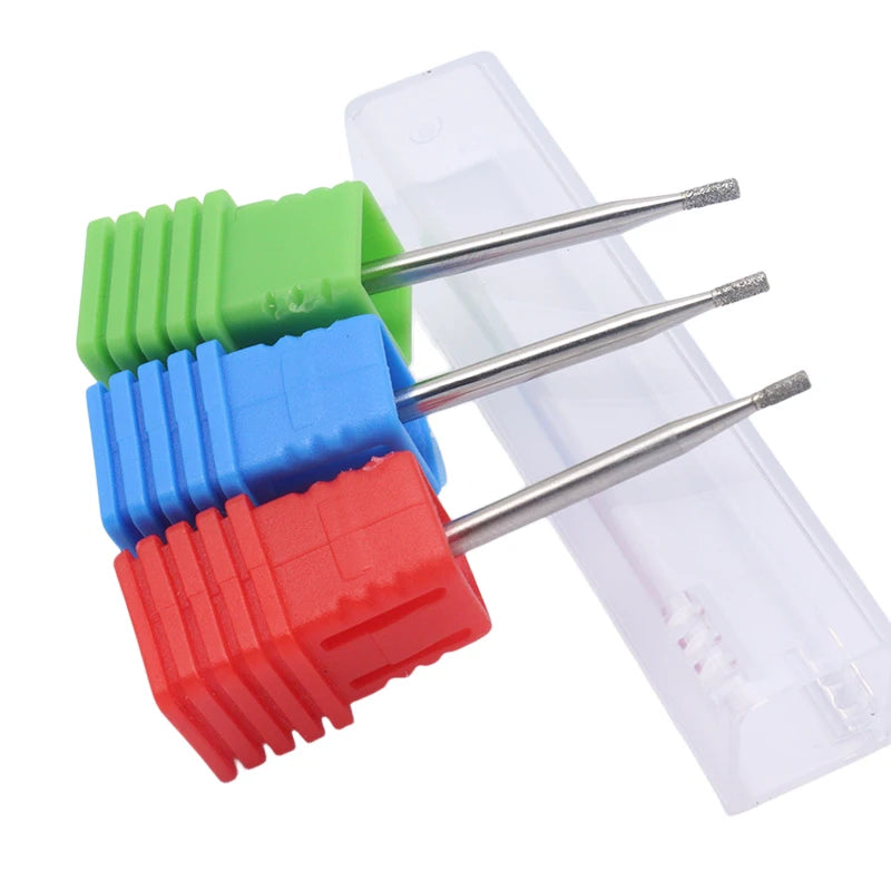 EasyNail 1 PCS 3/32" Diamond Burrs Drill Bit Nails Stainless Steel Cutter For Manicure Professional Remove Nail Gel Tools