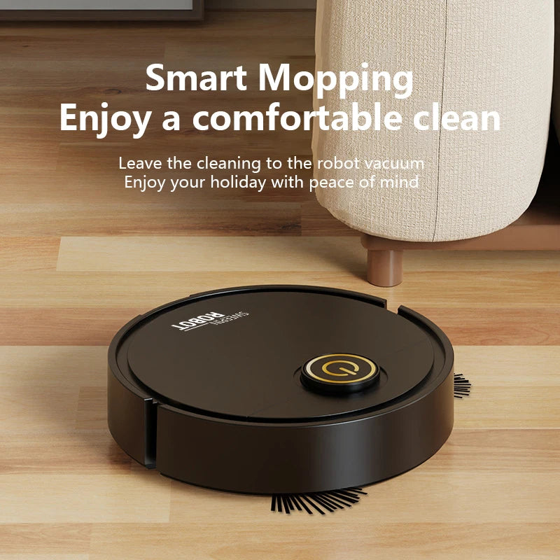 3-in-1 Automatic Sweeping Robot Sweep Vacuum Cleaner Mopping Floor USB Rechargeable Mini Cleaner Home Cleaning Machine