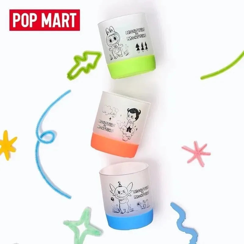 Genuine POP MART Anime Periphery THE MONSTERS LABUBU 10th Anniversary Series Mini Cup Blind Box Home Decor Desktop Birthday Gift