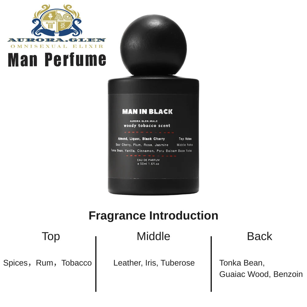 100% Original Perfume Brand Strong Fragrance Lasting Fragrance Men's Perfume Women, Floral Woody Tone 50ml Fresh and Natural