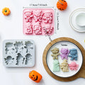 6 Cavity 6 Different Halloween Theme Silicone Mold 3d Demon, Wizard, Vampire Candy Chocolate Mould Epoxy Resin Mold Cake Decor