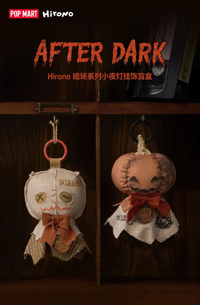 New Pop Mart Hirono After Dark Series Night Light Blind Box Pendant Halloween Decor Creative Bag Mystery Box Peripheral Gift
