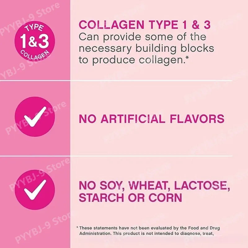 Collagen Protein Powder Unflavored High Protein Supplement Daily Nutrition Drink Mix 200g