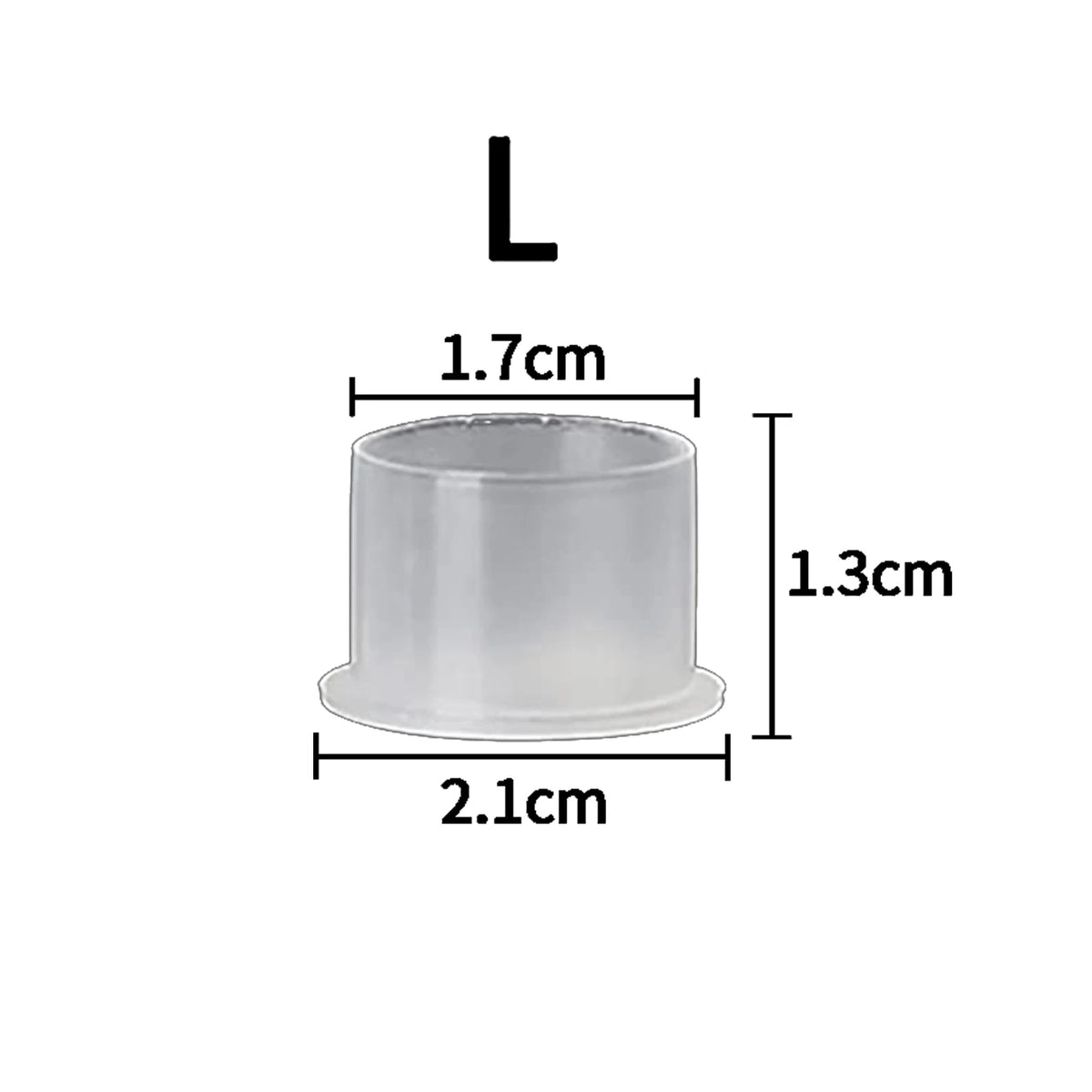 100Pcs POSEIDON Tattoo Ink Cups With Base  Plastic Disposable Pigment Clear Permanent Makeup Tattoo Accessory Tattoo Ink Cups