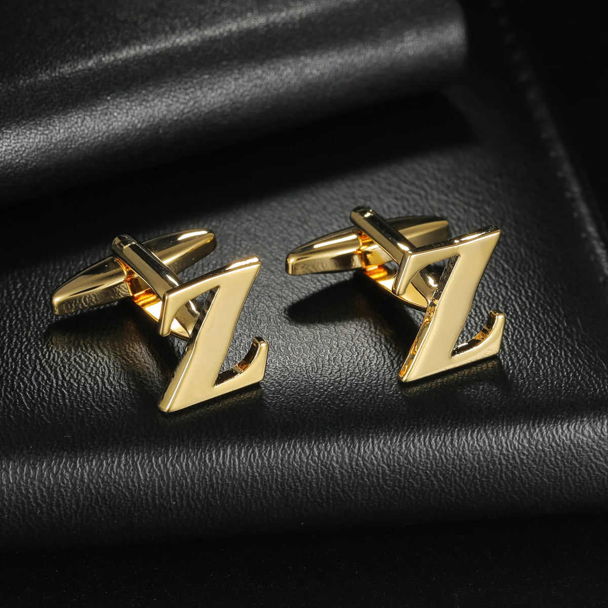 New High Quality Initial A-Z Cufflinks Alphabet Letter Copper Material Cuff Links For Business Mens Boys Tuxedo Shirts Gift