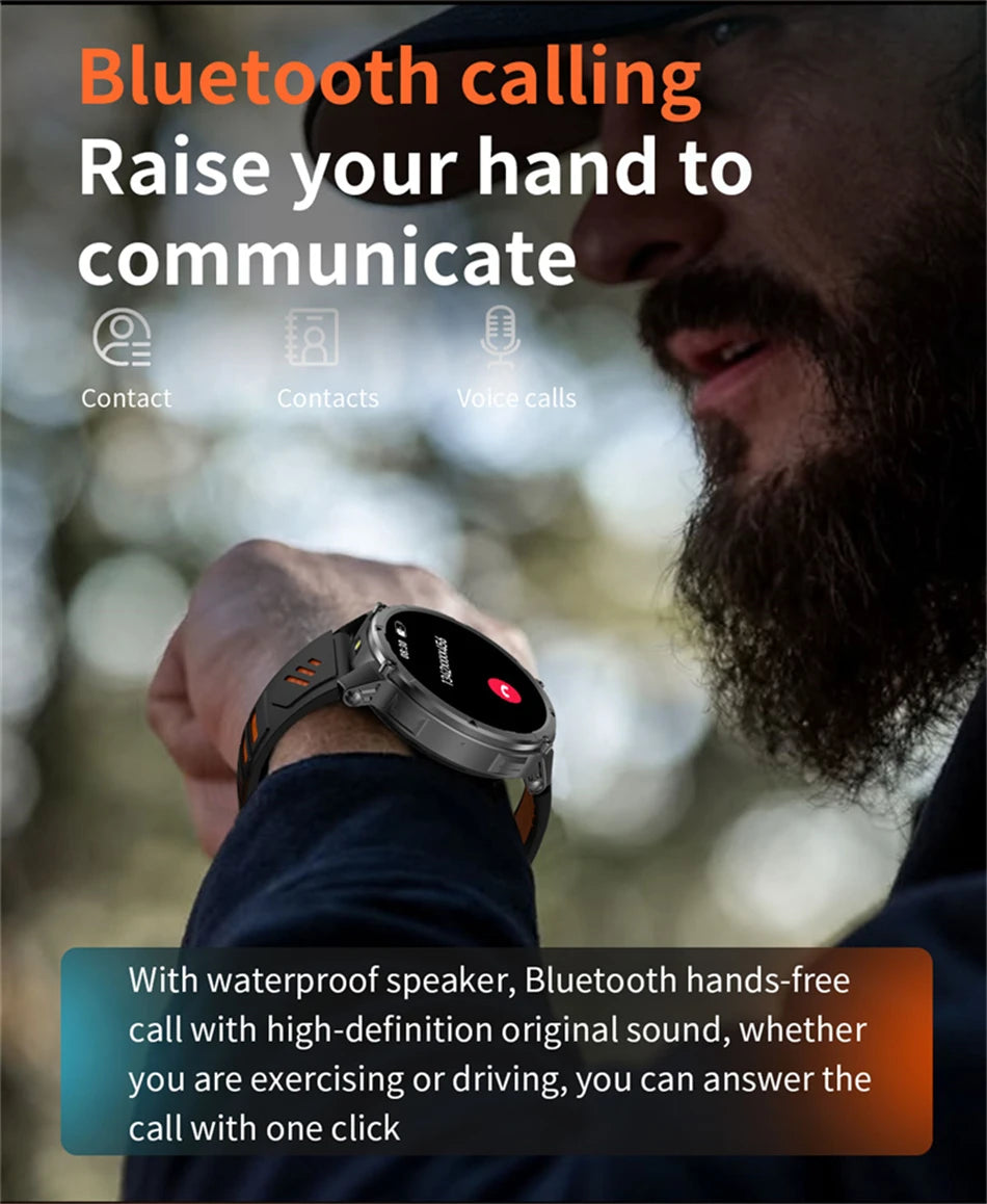 2026 GPS Sports Smart Watch 1.7-Inch AMOLED Screen Outdoor Sports Compass Heart Rate IP68 Waterproof Bluetooth Call Smartwatches