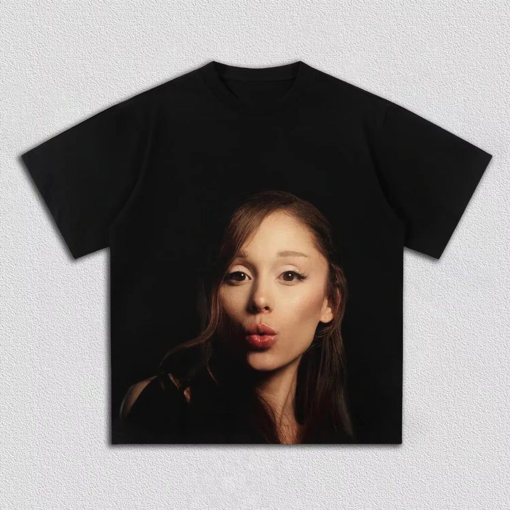 2026 Ariana Grande Petal Photo Merch 2026 T Shirt Cotton Unisex Men's T-Shirt Y2k Casual High-Quality Tour Exclusive Fans Tee