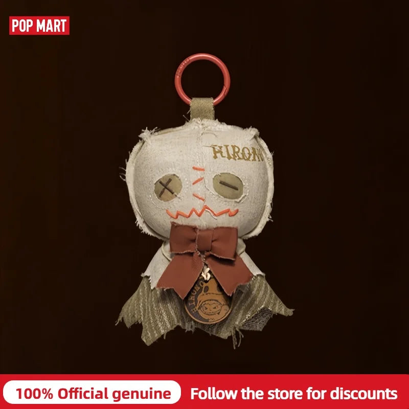 Genuine POP MART Hirono Dark Scene Series Blind Box Cute Night Light Hanging Ornament Bag Car Pendant Home Decor Halloween Gift