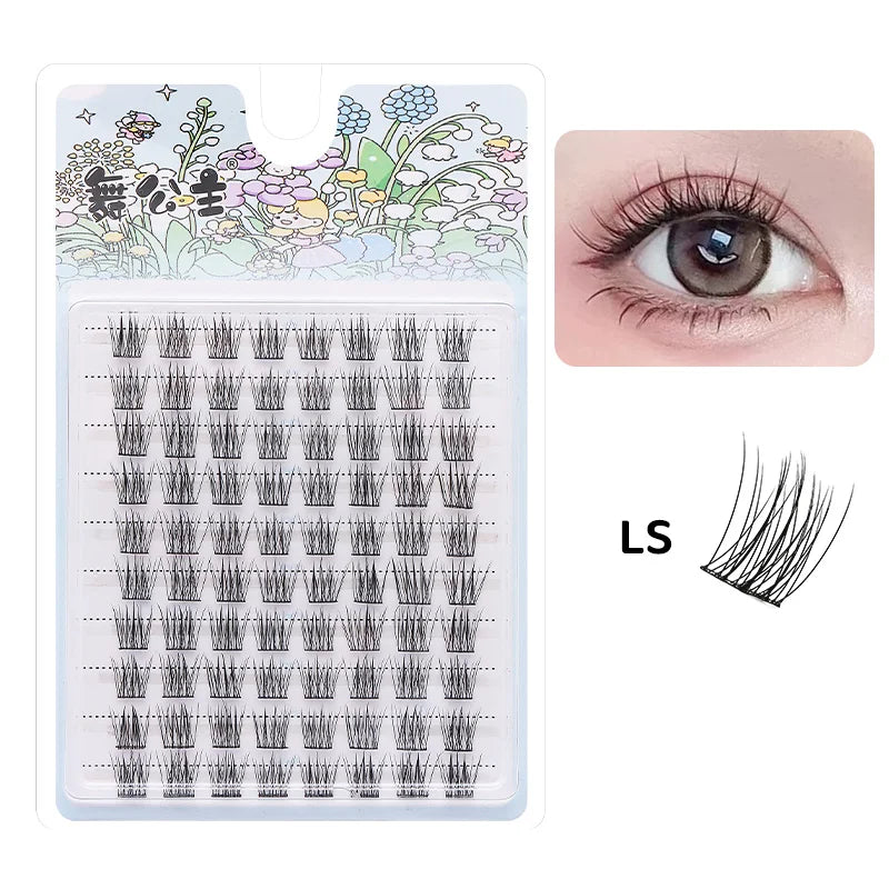10 Rows Individual Lashes DIY at Home Lash Extension Cluster Wholesale Natural Makeup Eyelashes