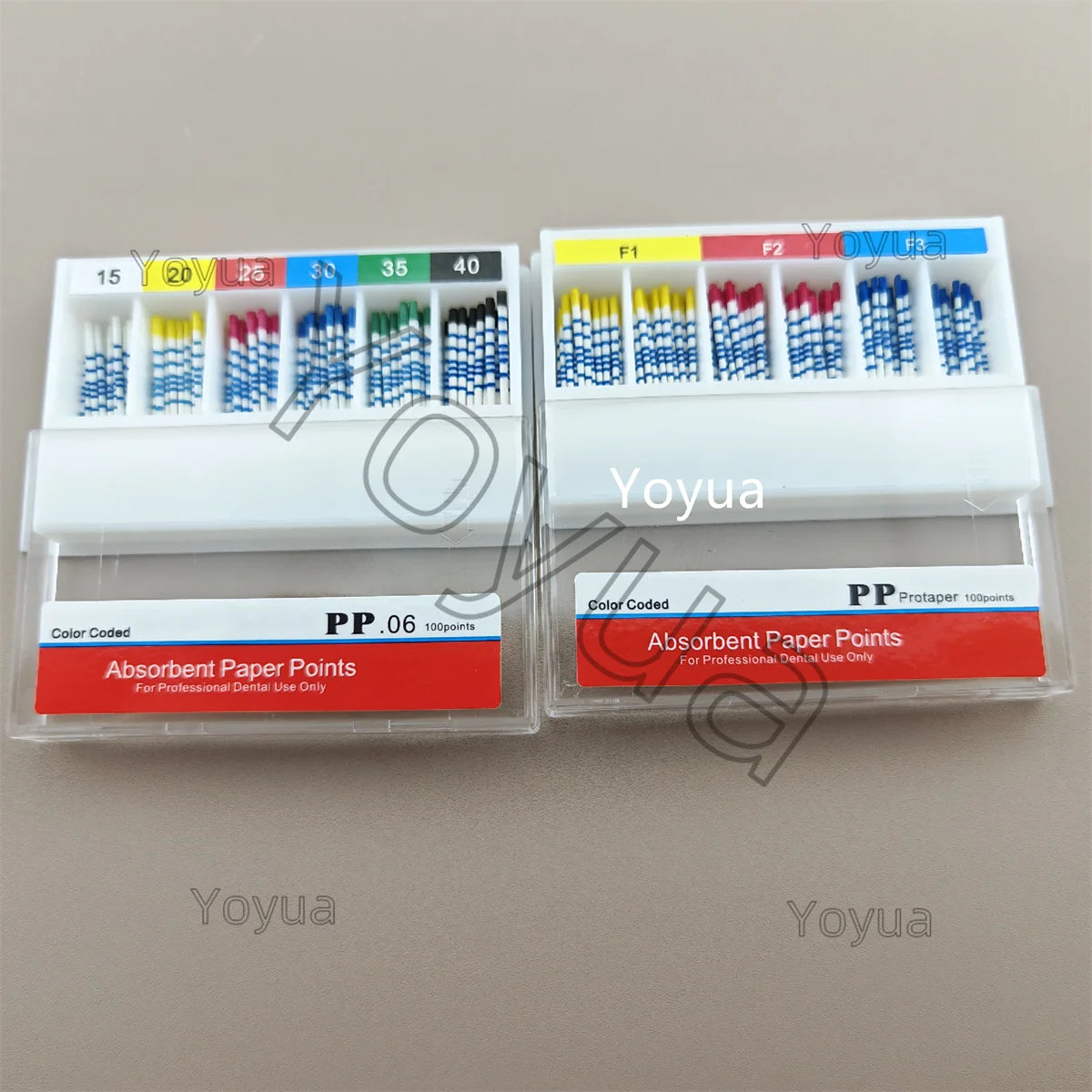 10x100pcs/pack Absorbent Paper Points 02/04/06/F1-F3 PP Endodontics Absorbent Paper Cone Dentist materials Guttahanger
