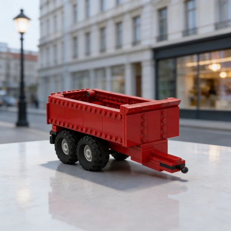 146pcs MOC Trailer Beco Maxxim Cars Model Building Blocks Architecture Toys Creative Idea Education Christmas Gifts Brick Kids