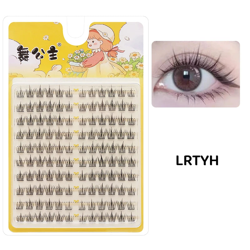 10 Rows Individual Lashes DIY at Home Lash Extension Cluster Wholesale Natural Makeup Eyelashes