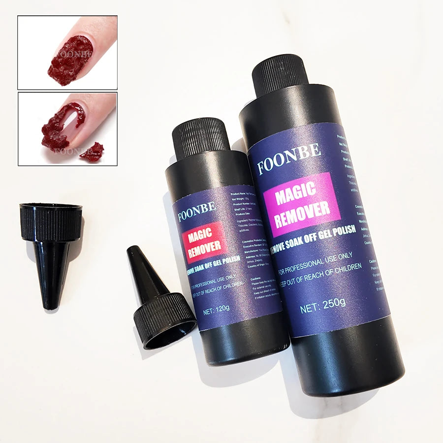 120g/250g Magic Remover Nail Polish Remover Peel Off Burst UV Gel Polish Fast Remove Semi Permanent Varnish Polish Cancel Glue