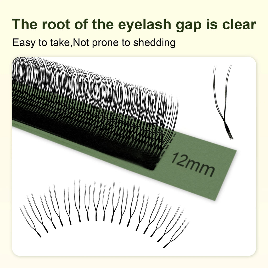 LAKANAKU Pointed Spikes Fibras Tecnologicas Pestañas Sharp Spike Flexible Light Lashes