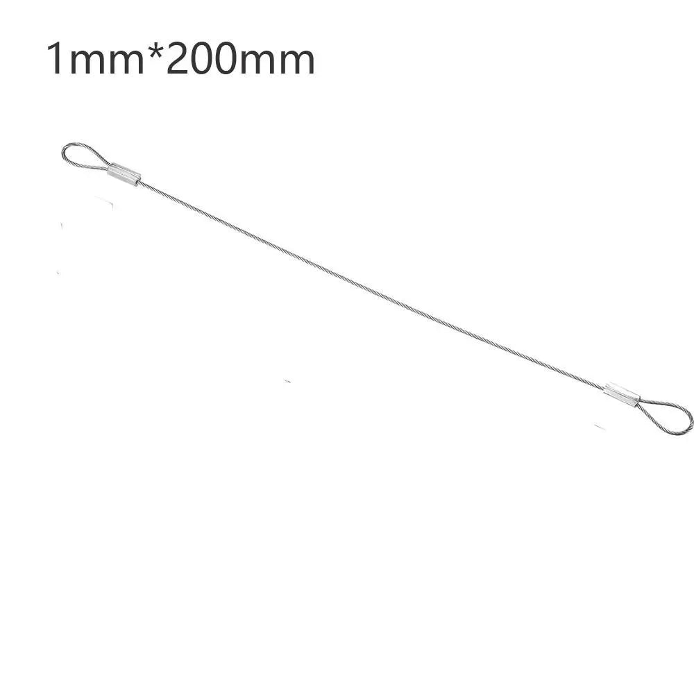 Convenient 20cmx2mm Safety Security Cable Wire Stage Lights Rope Anti Detachment Rope Daily