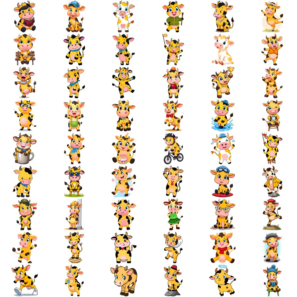 54pcs Temporary Tattoo Cartoon Axolotl Waterproof Long-lasting Body Stickers Cute Axolotl Cartoon For Arms