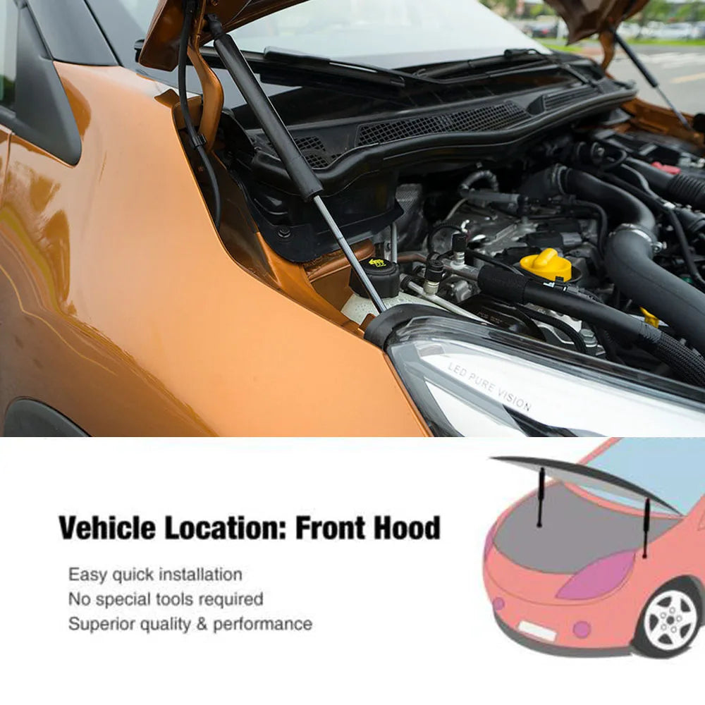 for Suzuki Grand Vitara 1998-2005 for Mazda Proceed Levante Modify Gas Struts 2x Front Hood Bonnet Lift Support Shock Damper Rod
