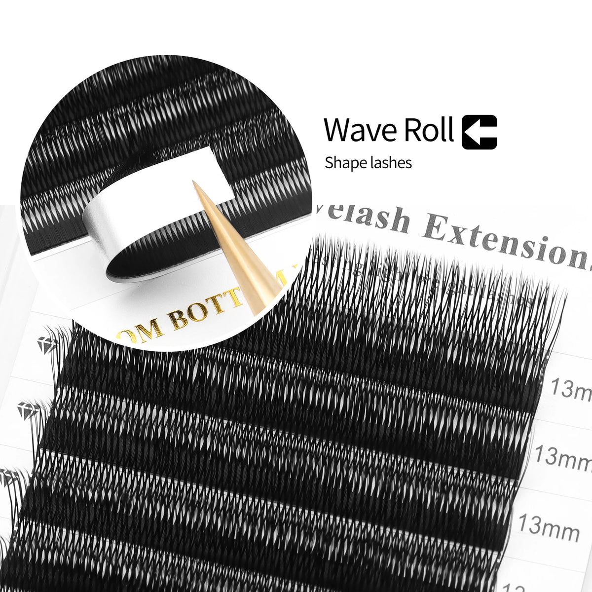 XIUSUZAKI  U-Shaped YY 3D 4D 5D Eyelash Extensions New Style U 2D YY Lashes Extension Mink Premade Volume Fans False Eyelashes