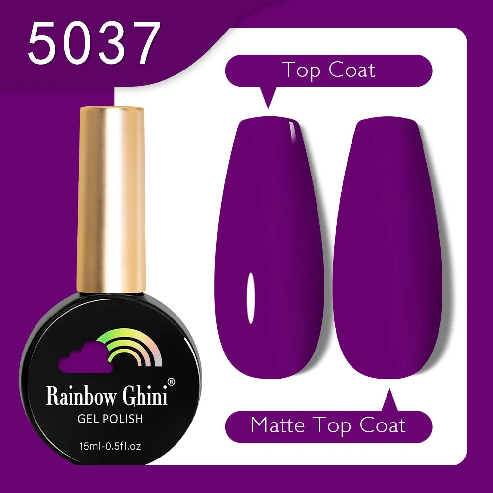 RG 15ML HEMA&TPO FREE Summer Series Fluorescent Gel Polish in Sporty Style Y2K Nail Polish Suitable for Parties Nail Art UV Gel