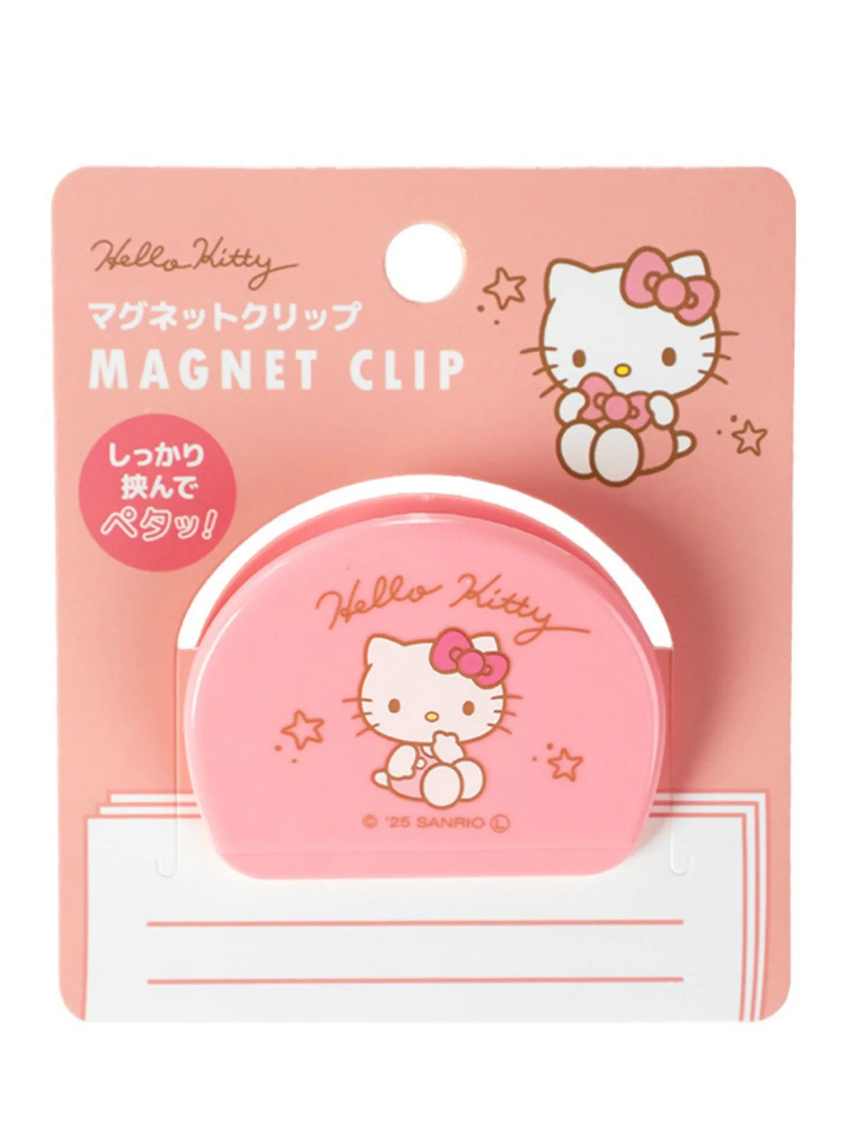 1pc Sanrio Hello cute kitty Kuromi Cinnamoroll Cartoon Refrigerator Magnet Paper Clip Cat Memo Organizer