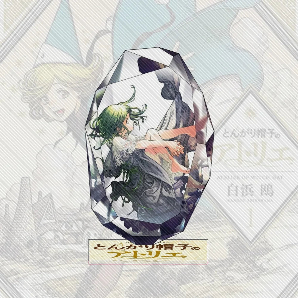 15CM Charm Anime Witch Hat Atelier  Acrylic Stand Model Cosplay Characters Ornament Accessories Goods Collection Gifts